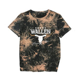 European and American Womens Fun Pattern New Round Neck Short Sleeved Shirt