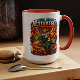 Funny Cat Mug, Chaos Cat Coffee Mug, Cat Lover Gift, Dinosaur Cat Mug, Sarcastic Cat Cup, Gamer Cat Gift, Cat Mom Present