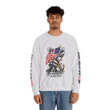 Freedom Is Not Free Sweatshirt, Patriotic Eagle Pullover, American Flag Military Style, Veterans Gift, USA Pride, Americana Clothing