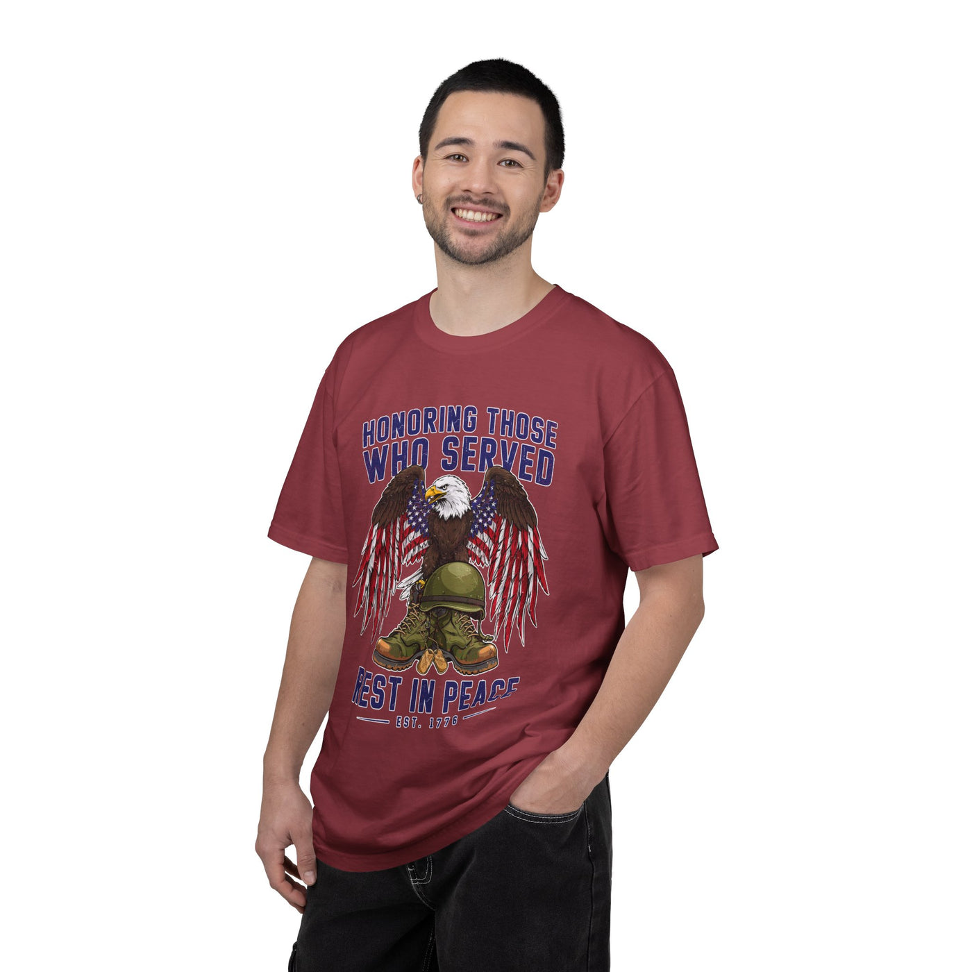Honoring Those Who Served Shirt, Military Memorial T-Shirt, Fallen Soldier Tribute, Veteran Remembrance Gift, Patriotic Eagle Tribute Tee