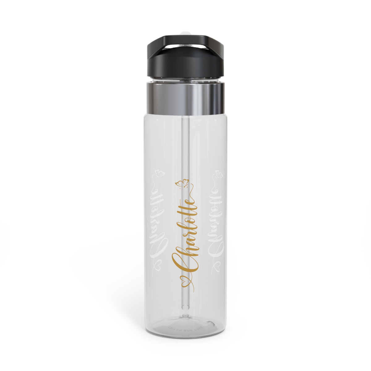 Butterfly Personalized Water Bottle, Custom Name Bottle, Elegant Gift for Her, Pretty Reusable Bottle, Birthday Gift, Everyday Hydration