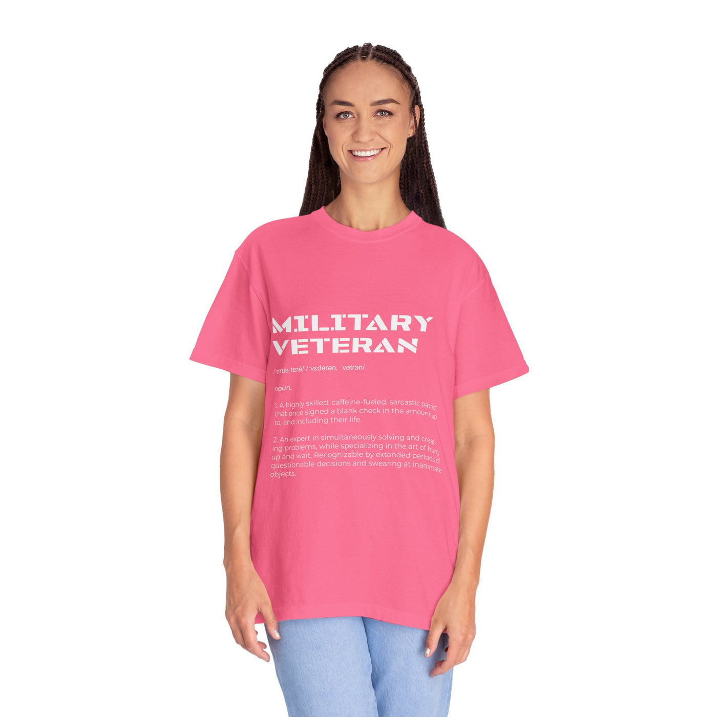 Military Veteran Definition Shirt, Funny Veteran T-Shirt, Sarcastic Armed Forces Gift, Retirement Tee for Soldier, Proud Service Member Top