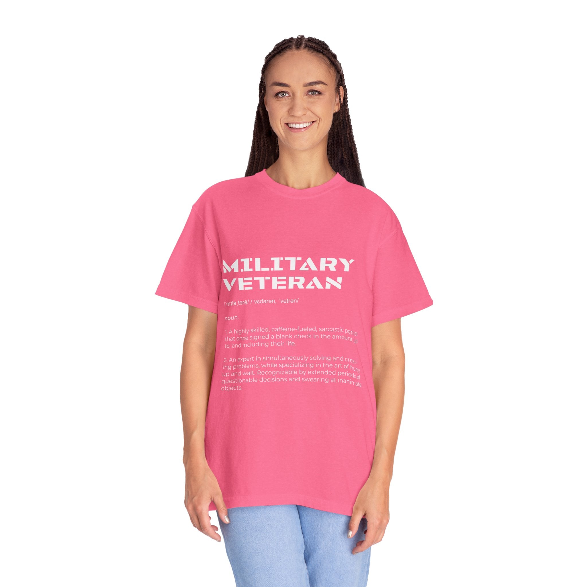 Military Veteran Definition Shirt, Funny Veteran T-Shirt, Sarcastic Armed Forces Gift, Retirement Tee for Soldier, Proud Service Member Top