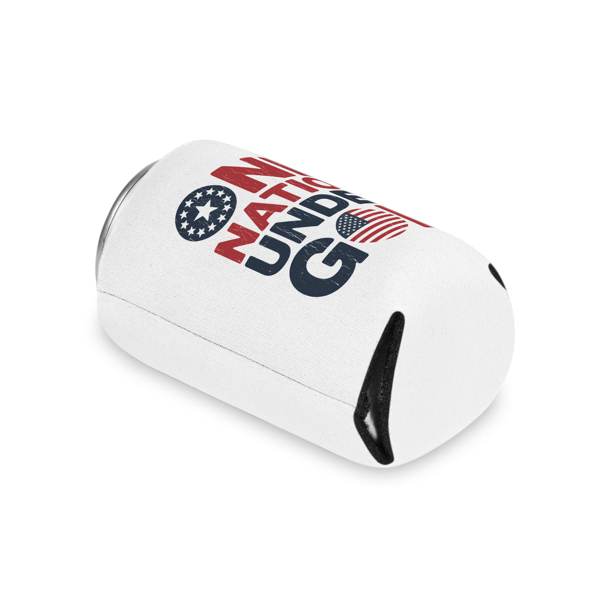 One Nation Under God Can Cooler, Patriotic Drink Holder, American Flag Beverage Sleeve, USA Pride Gift, Faith Inspired Gift, Summer Party