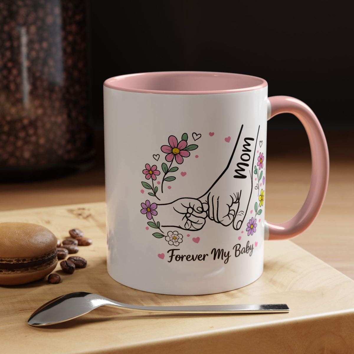 Forever My Baby Mug, Mother Daughter Gift, Son Gift From Mom, Pinky Promise Coffee Mug, Family Love Cup, Sentimental Gift