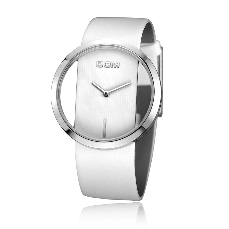 DOM fashion Women Watches Luxury Women Bracelet Quartz twatch for women Quartz Watch wristwatch girl waterproofk genuine leather