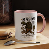 Personalized Army Soldier Mug, Built with Courage Coffee Cup, Custom Name Military Gift for Him, Veteran, Recruit or Service Member