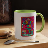 Craft Lover Coffee Mug, Craft Mode Maker Magic Mug, Gift for Crafters and DIY Enthusiasts, Creative Hobby Coffee Cup for Makers