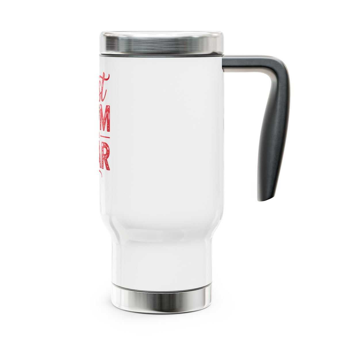 Best Mom of the Year Stainless Steel Travel Mug, Mother's Day Gift for Mom, Leopard Heart Coffee Cup, Mom Appreciation Drinkware