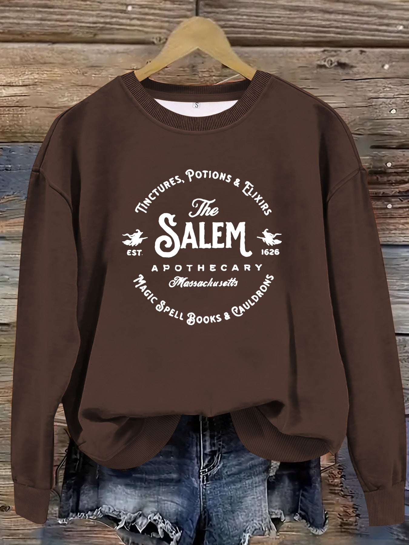 SALEM printed pullover sweatshirt sweatshirt