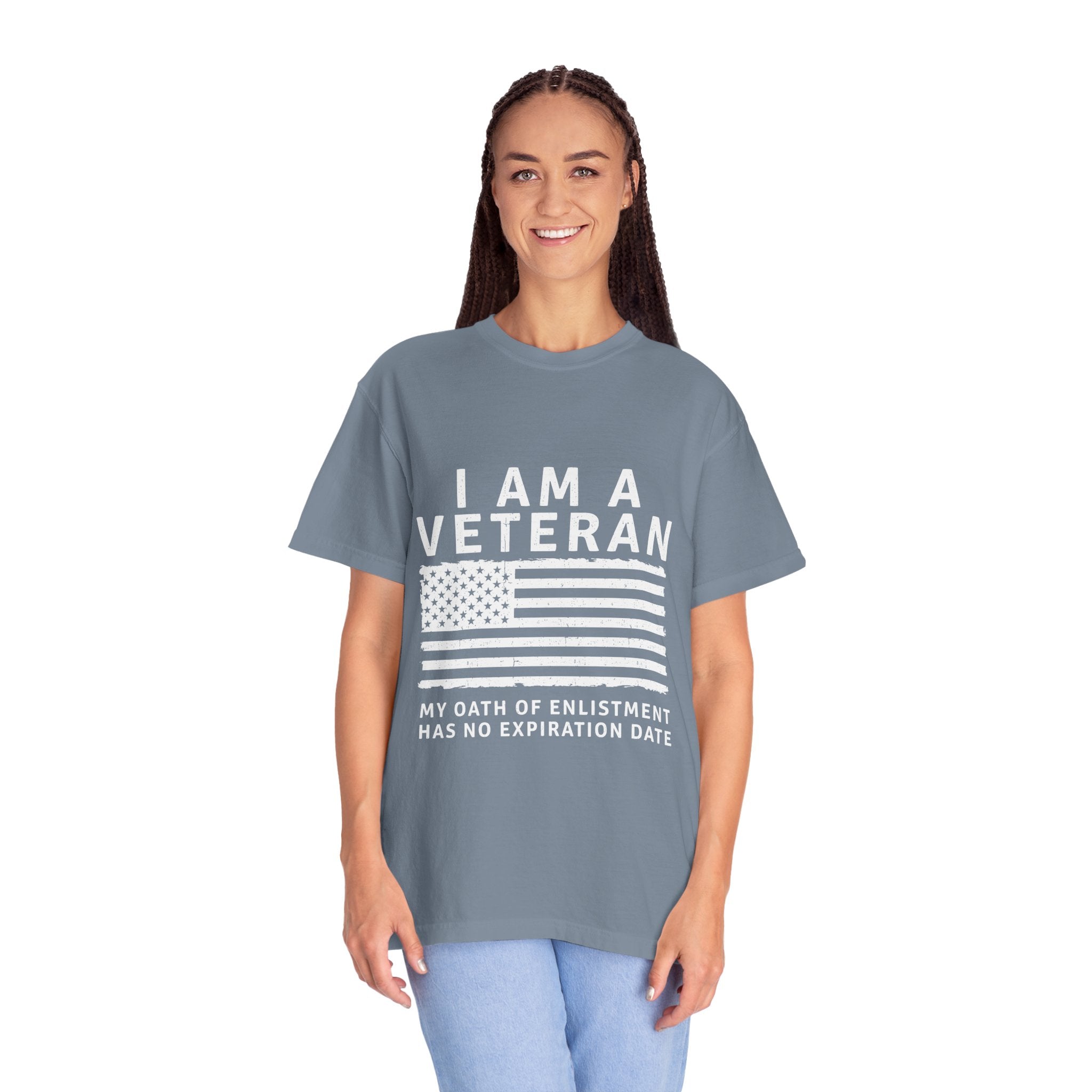 I Am a Veteran Shirt, My Oath Has No Expiration Date T-Shirt, Patriotic Military Gift, Veterans Day Tee for Retired Service Member