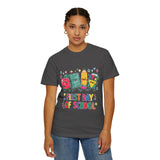 First Day of School T-Shirt, Colorful School Supplies Graphic Tee, Cute Teacher Outfit, Student Back to Class Gift, Classroom Shirt