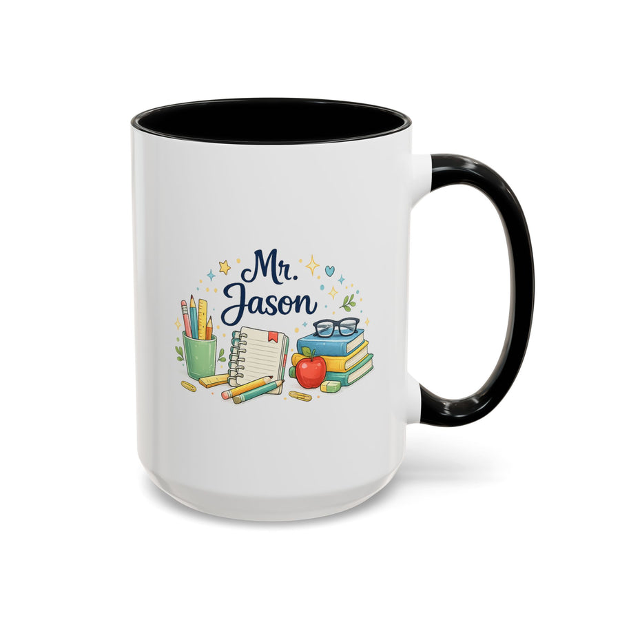 Personalized Teacher Mug, Custom Teacher Name Coffee Mug, Teacher Appreciation Gift, Classroom Teacher Gift, End of Year Present
