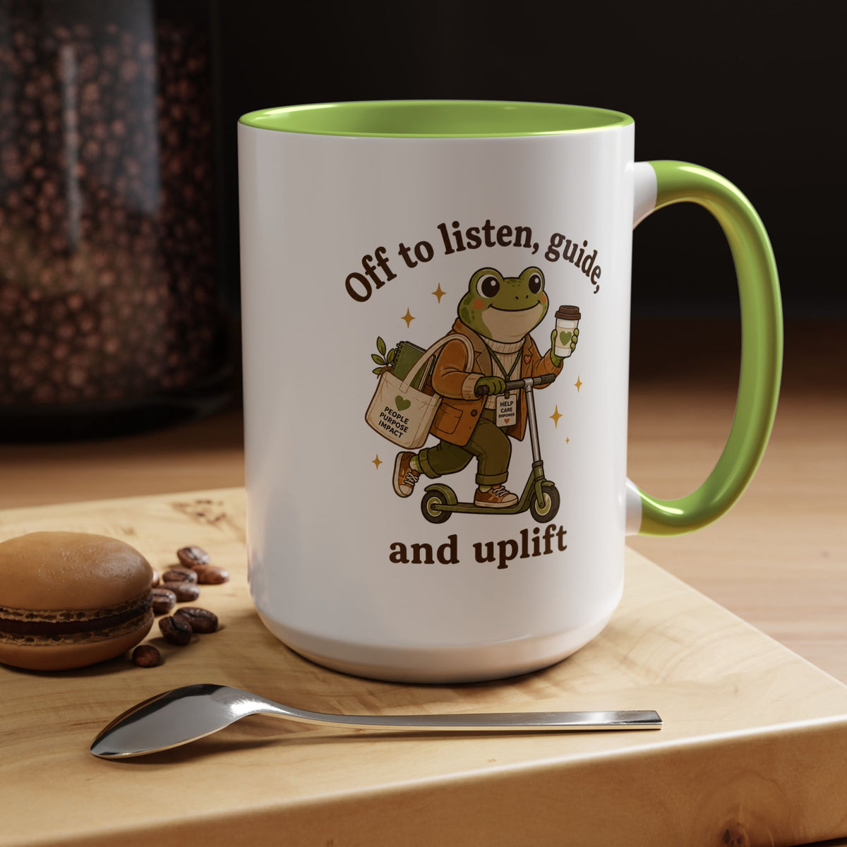 School Counselor Coffee Mug, Frog Counselor Gift, Mental Health Professional Mug, Therapist Gift, Counselor Appreciation Cup