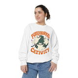Purranormal Cativity Sweatshirt, Funny Halloween Cat Crewneck, Ghost Kitty Shirt for Cat Lover, Spooky Season Gift, Cute Fall Outfit
