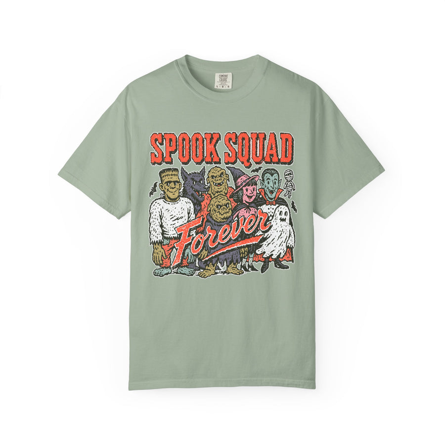 Vintage Monster Halloween Shirt, Spook Squad Forever Graphic Tee, Retro Horror Gift for Classic Creature and Spooky Season Fans Alike