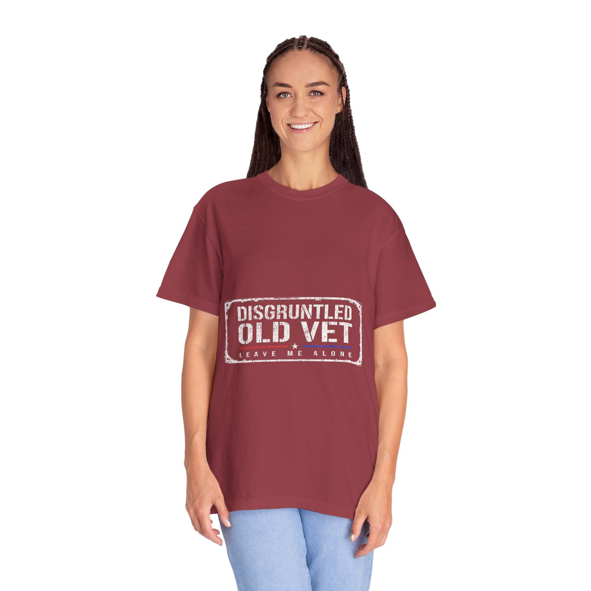 Disgruntled Old Vet Shirt, Leave Me Alone Veteran T-Shirt, Funny Military Gift for Retired Soldier, Sarcastic Veterans Day Tee for Grandpa