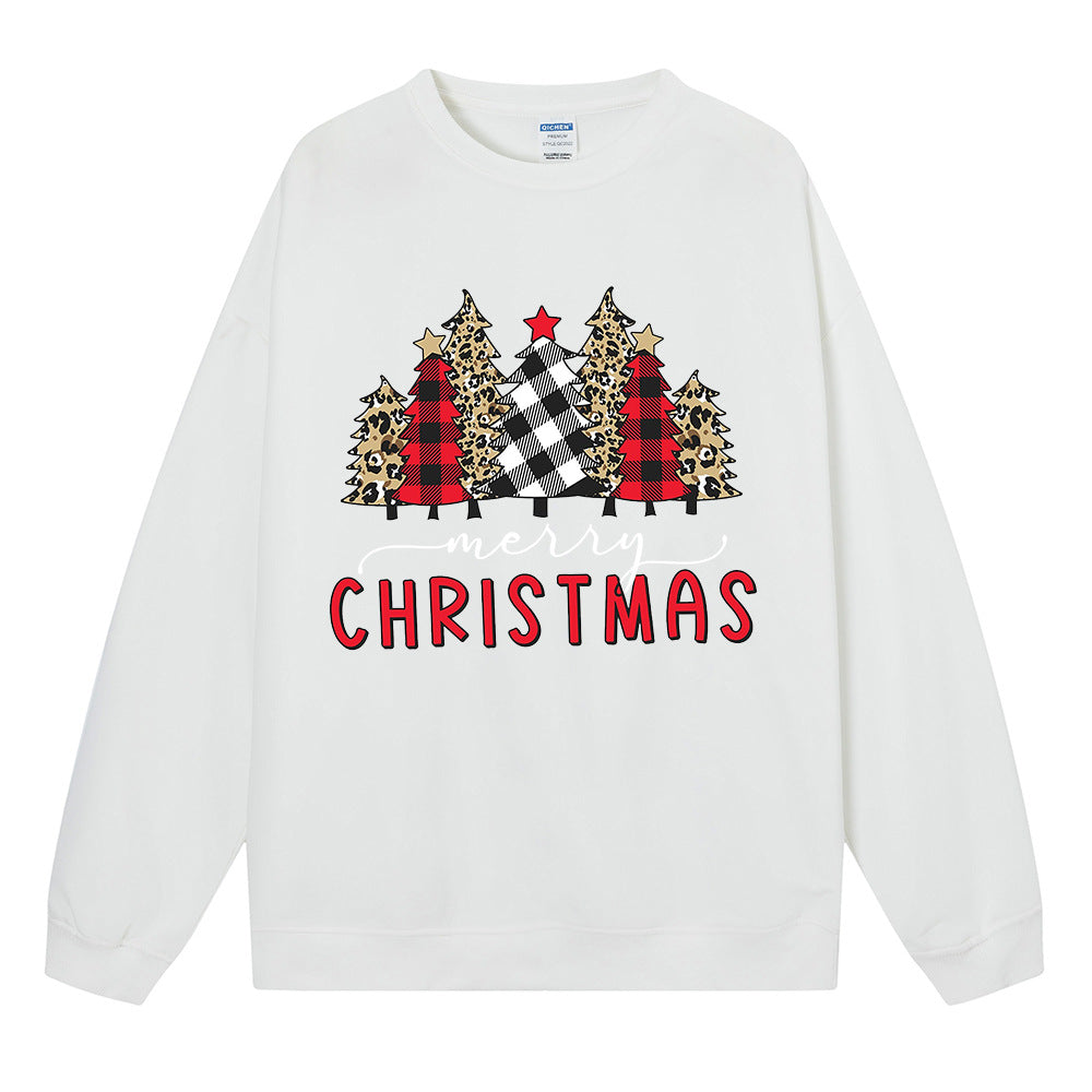 Christmas sweatshirt Christmas ladies loose fitting pullover