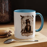 Black Cat Magician Tarot Coffee Mug, Mystic Cat Tarot Card Mug, The Magician Cat Cup, Witchy Gothic Gift for Cat Lovers