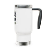 Military Stainless Steel Travel Mug, Service Member Gift, Dog Tag Drinkware, Patriotic Coffee Cup, Veteran Gift, Armed Forces Gift