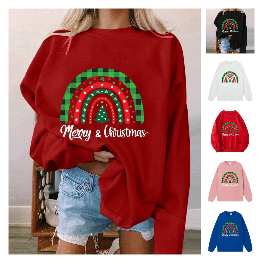 Christmas Rainbow Printed Ladies