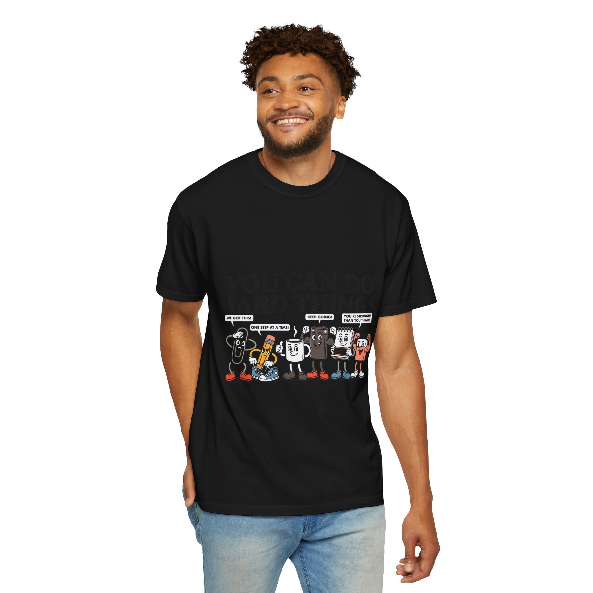 Motivational Teacher Shirt Comfort Colors Tee, You Can Do Hard Things School Counselor Shirt, Positive Classroom Shirt, Educator Gift