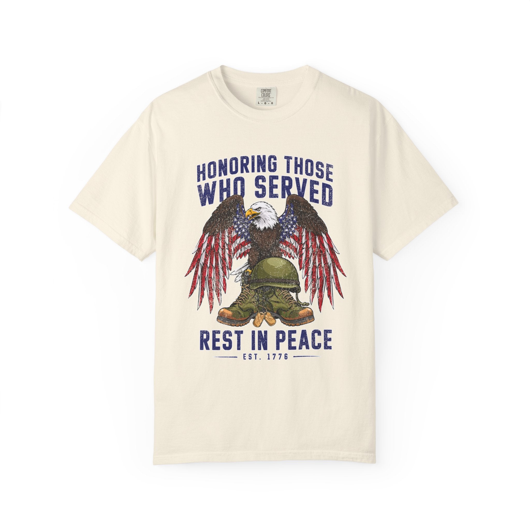 Honoring Those Who Served Shirt, Military Memorial T-Shirt, Fallen Soldier Tribute, Veteran Remembrance Gift, Patriotic Eagle Tribute Tee