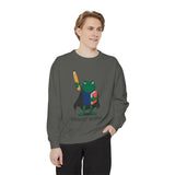 Academically Unstoppable Frog Sweatshirt, Funny Teacher Shirt, Book Lover Gift for Educator, Back to School Outfit, Classroom Crewneck