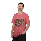 Merry Christmas Leopard Print Shirt, Trendy Holiday T-Shirt, Cheetah Lettering Xmas Tee, Festive Gift for Women, Mom, Teacher or Friend