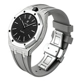 AP Collaboration Swatch Diamond-Encrusted Stainless Steel Royal Oak Royal Pop Modified Case Set