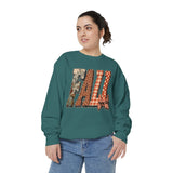 Patchwork Fall Sweatshirt, Floral Leopard Plaid Autumn Pullover, Coquette Bow Seasonal Gift for Women, Cozy Thanksgiving Outfit for Her
