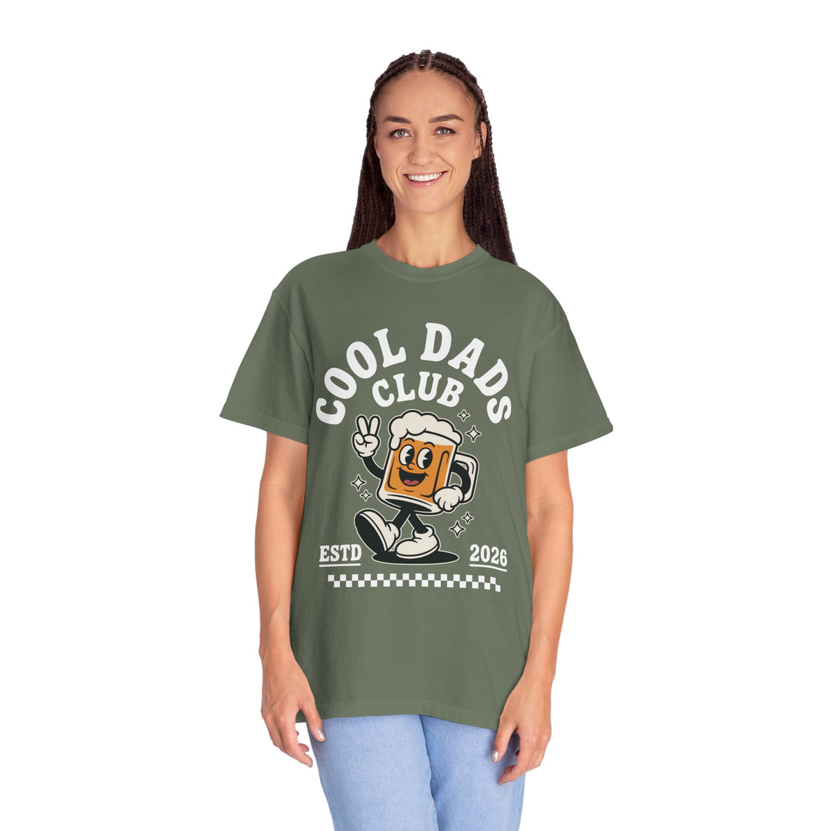 Funny New Dad Comfort Colors Shirt, Cool Dads Club Est 2026 Tee, First Time Dad Gift, Pregnancy Announcement Shirt for Fathers
