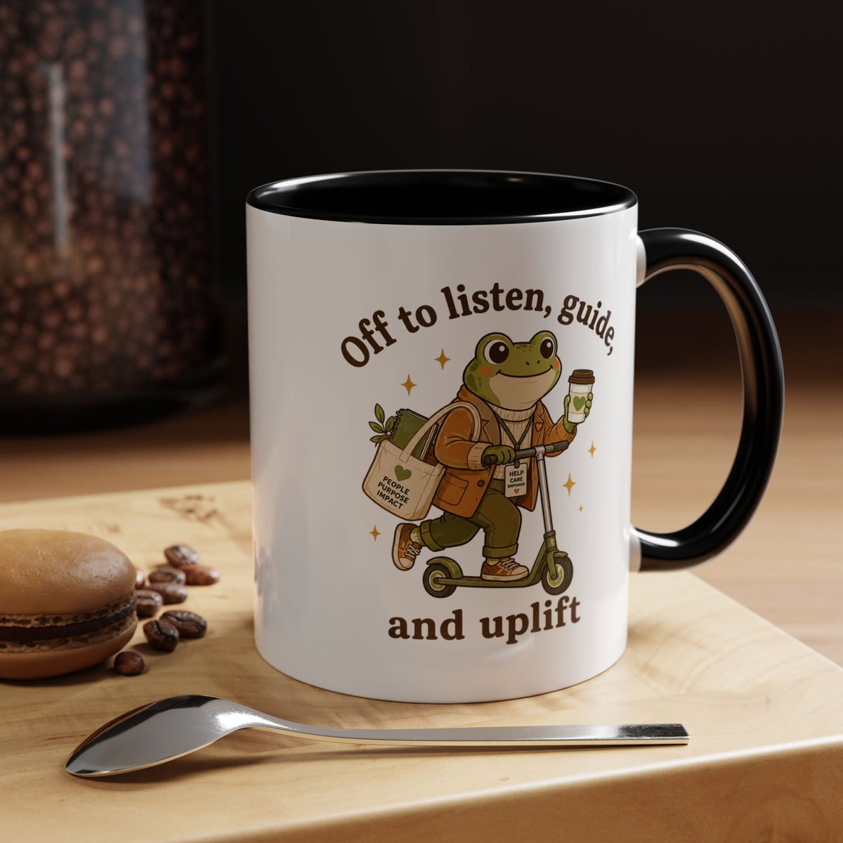School Counselor Coffee Mug, Frog Counselor Gift, Mental Health Professional Mug, Therapist Gift, Counselor Appreciation Cup