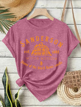 Short sleeved women's t-shirt Halloween