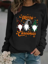 Printed pullover sweatshirt sweatshirt