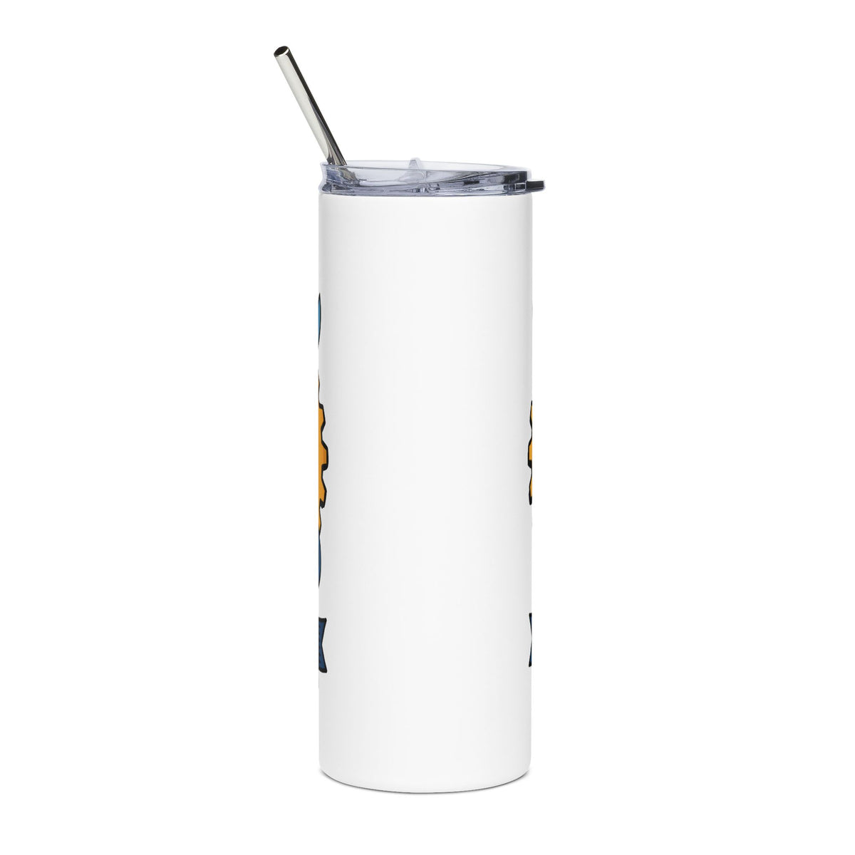 Mechanic Skinny Tumbler, Team Fix It Boiz Wrench and Gear Design, Workshop Drinkware Gift for a Handyman, Dad or Repair Crew Team Member
