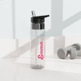 Personalized Transparent Water Bottle, Custom Name Water Bottle, Reusable Drink Bottle for School, Gym, Work, Travel, Gift for Her