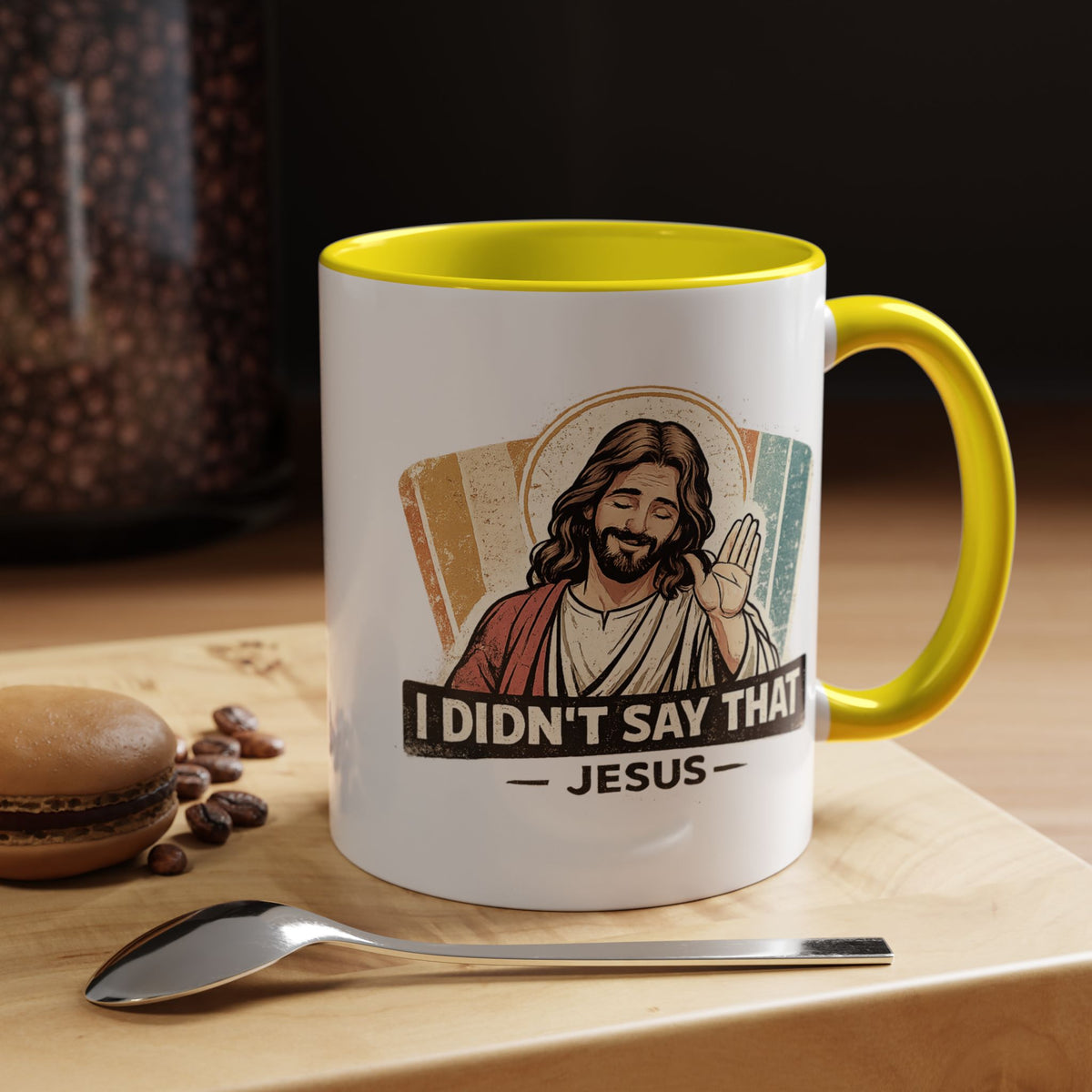 Funny Jesus Coffee Mug, I Didn't Say That Jesus Mug, Christian Humor Mug, Faith Based Coffee Cup, Church Friend Gift