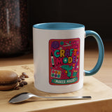 Craft Lover Coffee Mug, Craft Mode Maker Magic Mug, Gift for Crafters and DIY Enthusiasts, Creative Hobby Coffee Cup for Makers