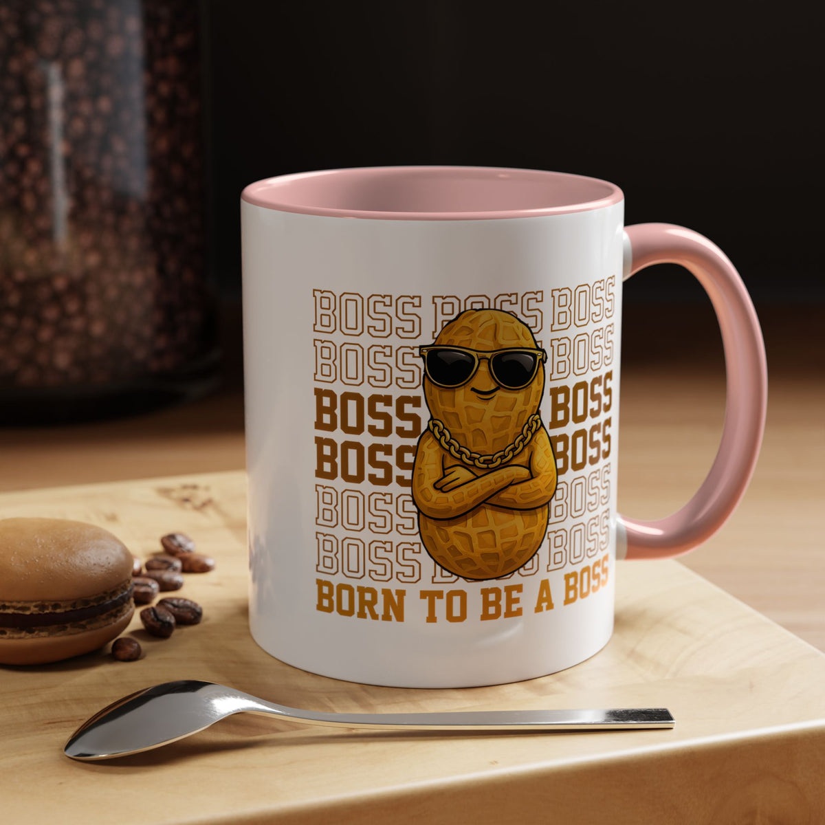 Born to Be a Boss Mug, Funny Boss Coffee Mug, Leadership Gift for Manager, Entrepreneur Coffee Cup, Office Desk Gift