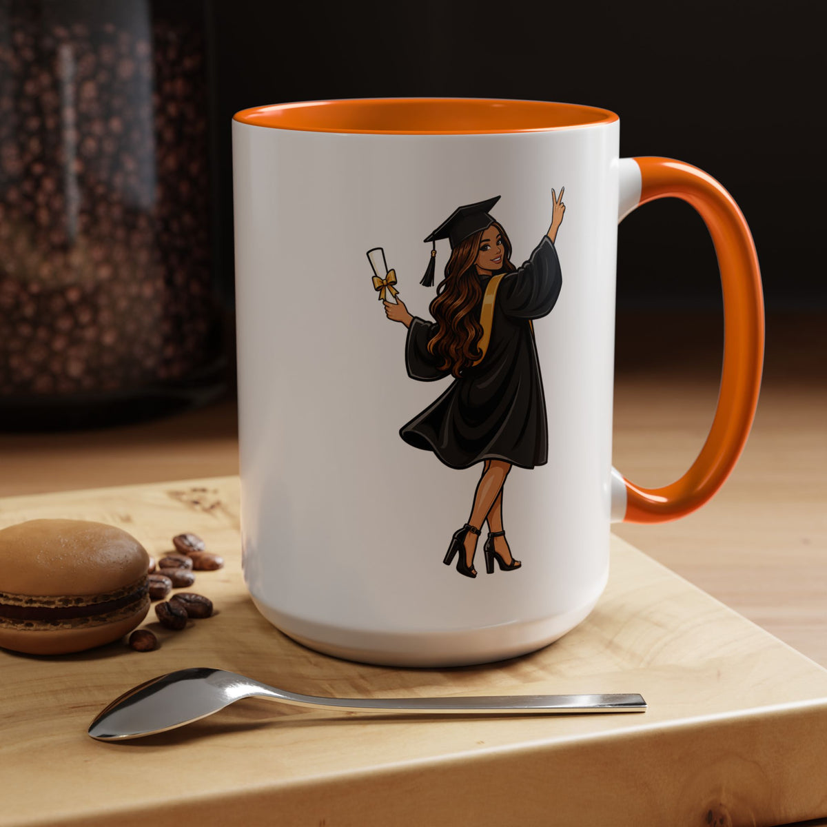 College Graduation Mug for Her, Female Graduate Coffee Cup, Congratulations Gift for Daughter, Sister or Best Friend, Senior Keepsake