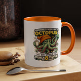 Funny Octopus Coffee Mug, Sometimes I Wish I Was an Octopus Mug, Sarcastic Office Humor Cup, Coworker Gift, Funny Boss Gift, Coffee Lover