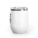 Military Wine Tumbler, Built by Service Gift for Veteran, Patriotic Drinkware for Him, Military Appreciation Gift, Veterans Day Gift