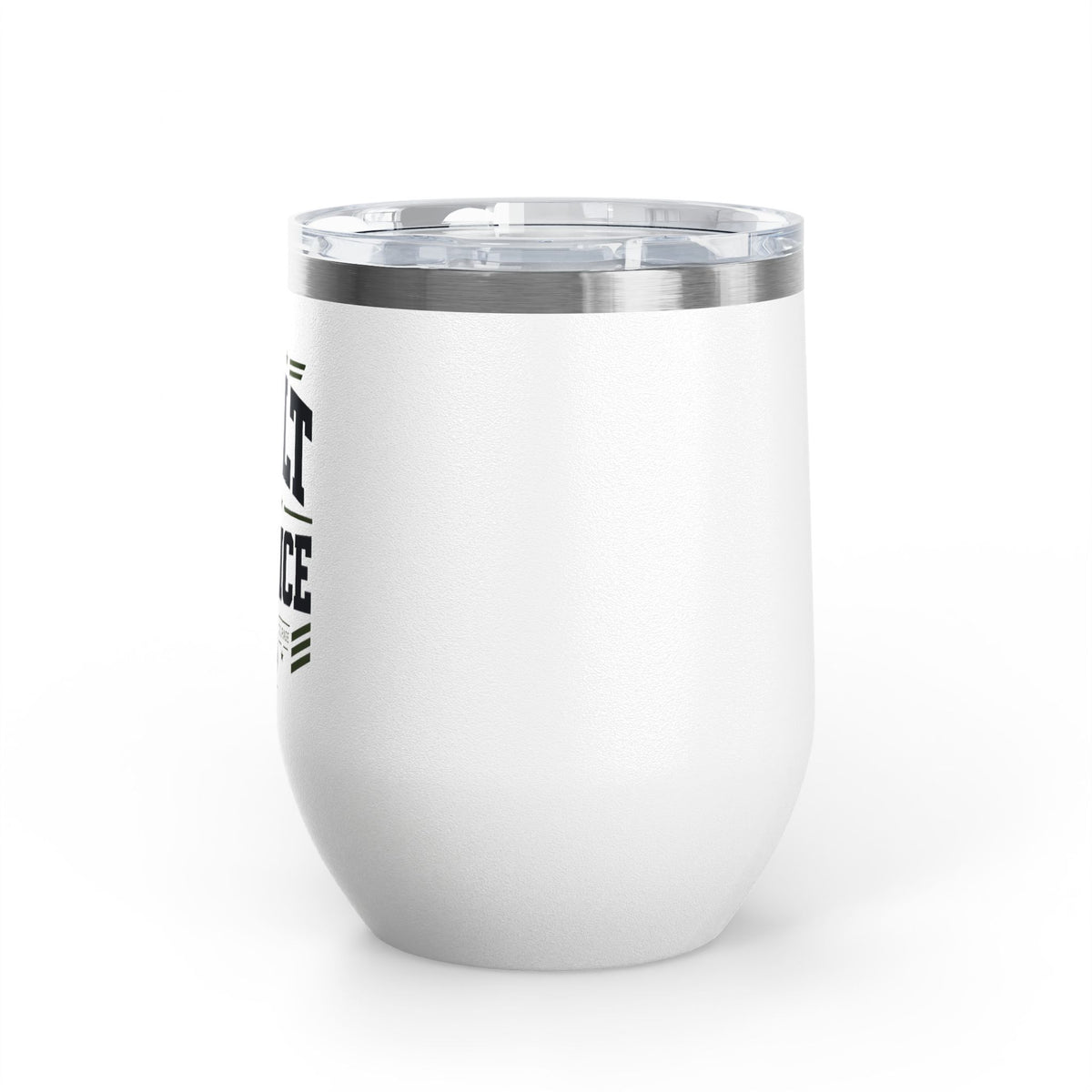 Military Wine Tumbler, Built by Service Gift for Veteran, Patriotic Drinkware for Him, Military Appreciation Gift, Veterans Day Gift