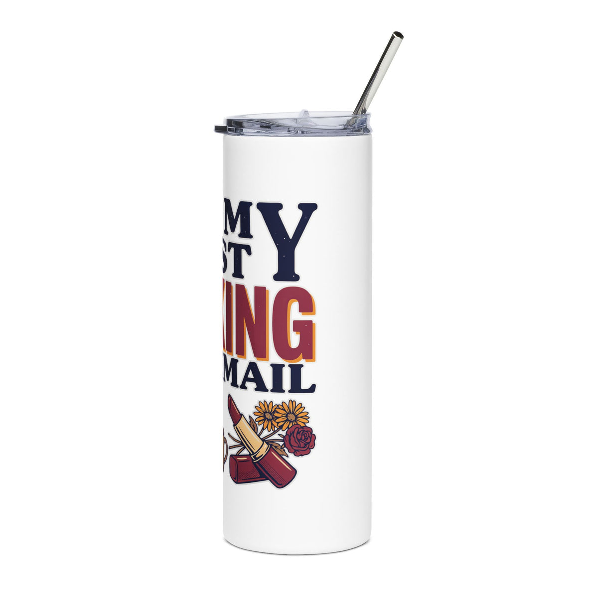 Per My Last F*cking Email Skinny Tumbler, Funny Office Drink Cup, Sarcastic Coworker Gift, Work Humor Coffee Cup, Sassy Desk Drinkware