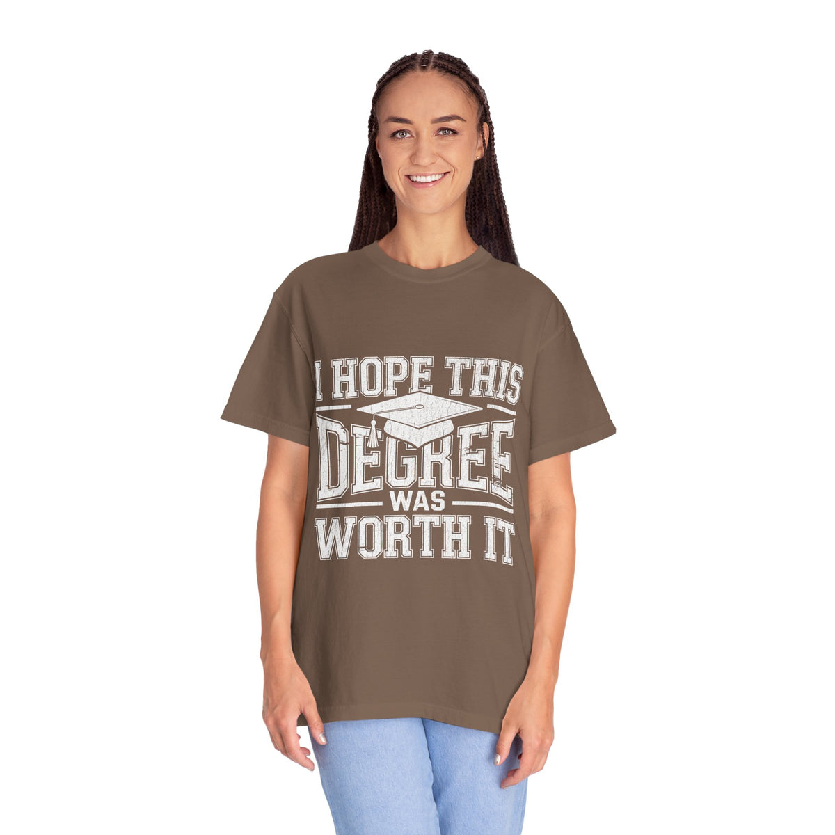 I Hope This Degree Was Worth It T-Shirt, Funny Graduation Graphic Tee, College Graduate Gift, Senior Class Shirt, Commencement Outfit