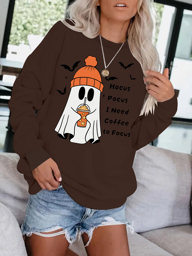 Round necked hoodie ghost Halloween