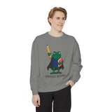 Academically Unstoppable Frog Sweatshirt, Funny Teacher Shirt, Book Lover Gift for Educator, Back to School Outfit, Classroom Crewneck