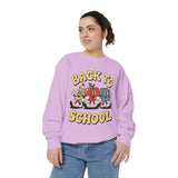 Back to School Sweatshirt, Retro Apple Pencil and Book Pullover, Teacher Crewneck, First Day Classroom Outfit, Educator Gift, School Staff