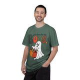 Funny Halloween Ghost Shirt, Where My Boos At Graphic Tee, Spooky Season Drinking Gift for Beer Lover, Fun Adult Costume Party Outfit